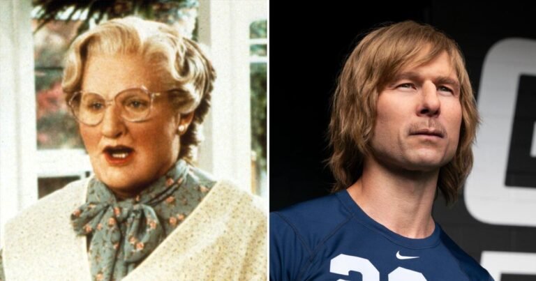 Glen Powell Says Chad Powers Isn’t a Copy of Mrs. Doubtfire (Excl)