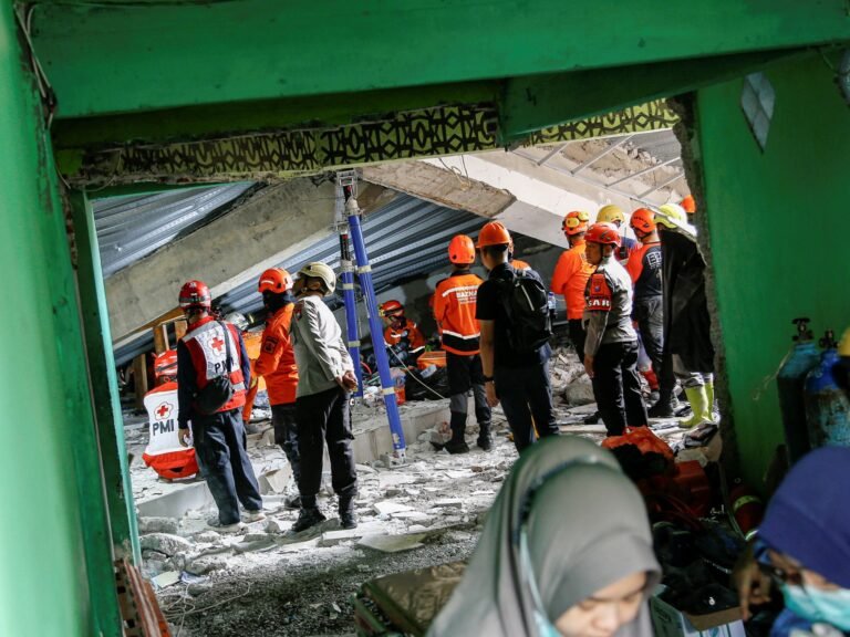 Over 90 people believed buried under rubble after Indonesia school collapse | Education News