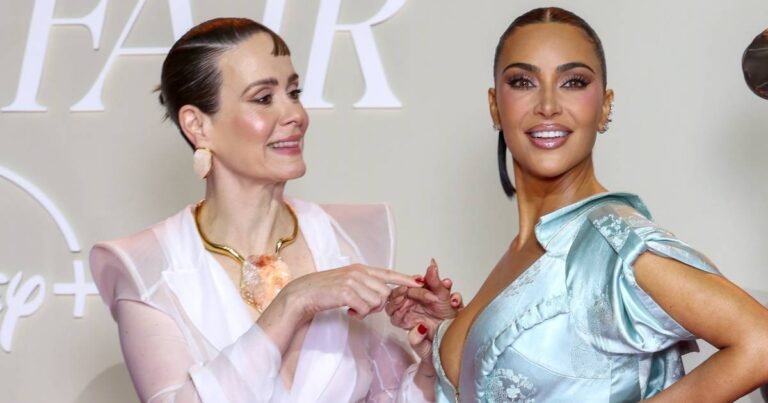Kim Kardashian Tries to Convince Sarah Paulson the Moon Landing Was Fake