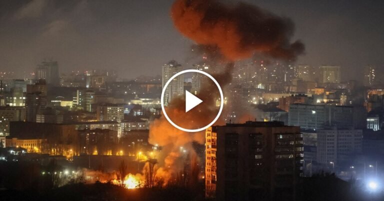 Deadly Russian Drone and Missile Barrage Pummels Kyiv