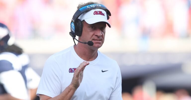 LSU Coach Lane Kiffin Reacts to Rumor He Left His Dog at Ole Miss