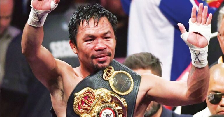 Manny Pacquiao says one man stands alone as his favourite ever fighter