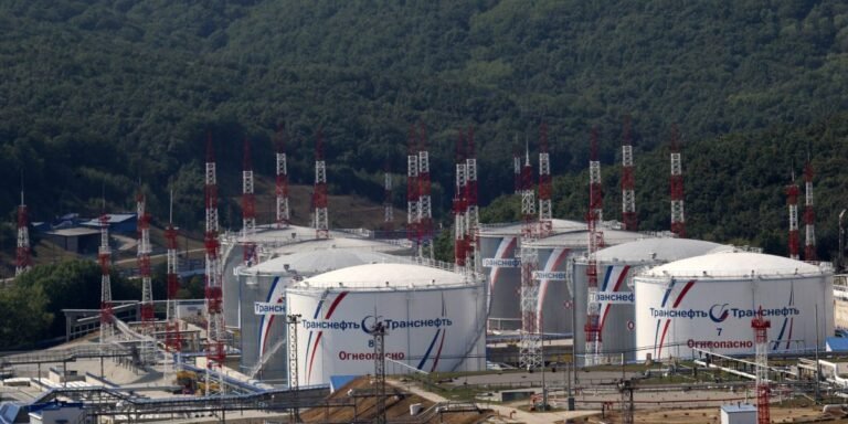 Ukrainian drone attack causes fire at Russian oil terminal used for exports