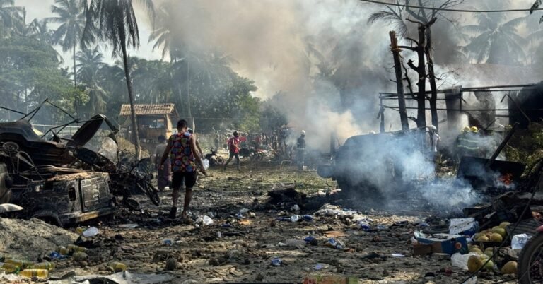 Dozens Killed in Myanmar Military Bombing