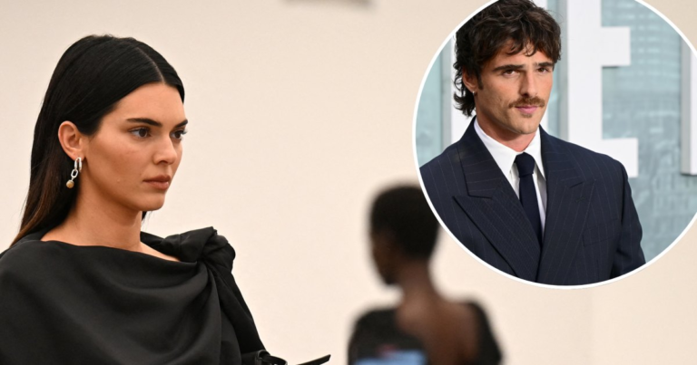 Jacob Elordi Watches Kendall Jenner Close Fashion Week Show