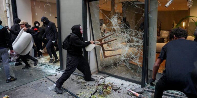 Looters hit 3,000 French businesses. In hours, the haul was trending on Vinted under the riot’s date